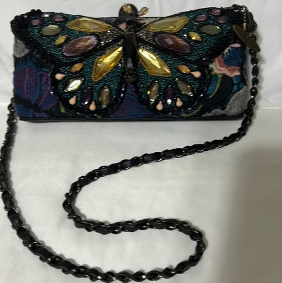 Mary Frances Butterfly Clutch/Crossbody Handbag - Picture 1 of 10